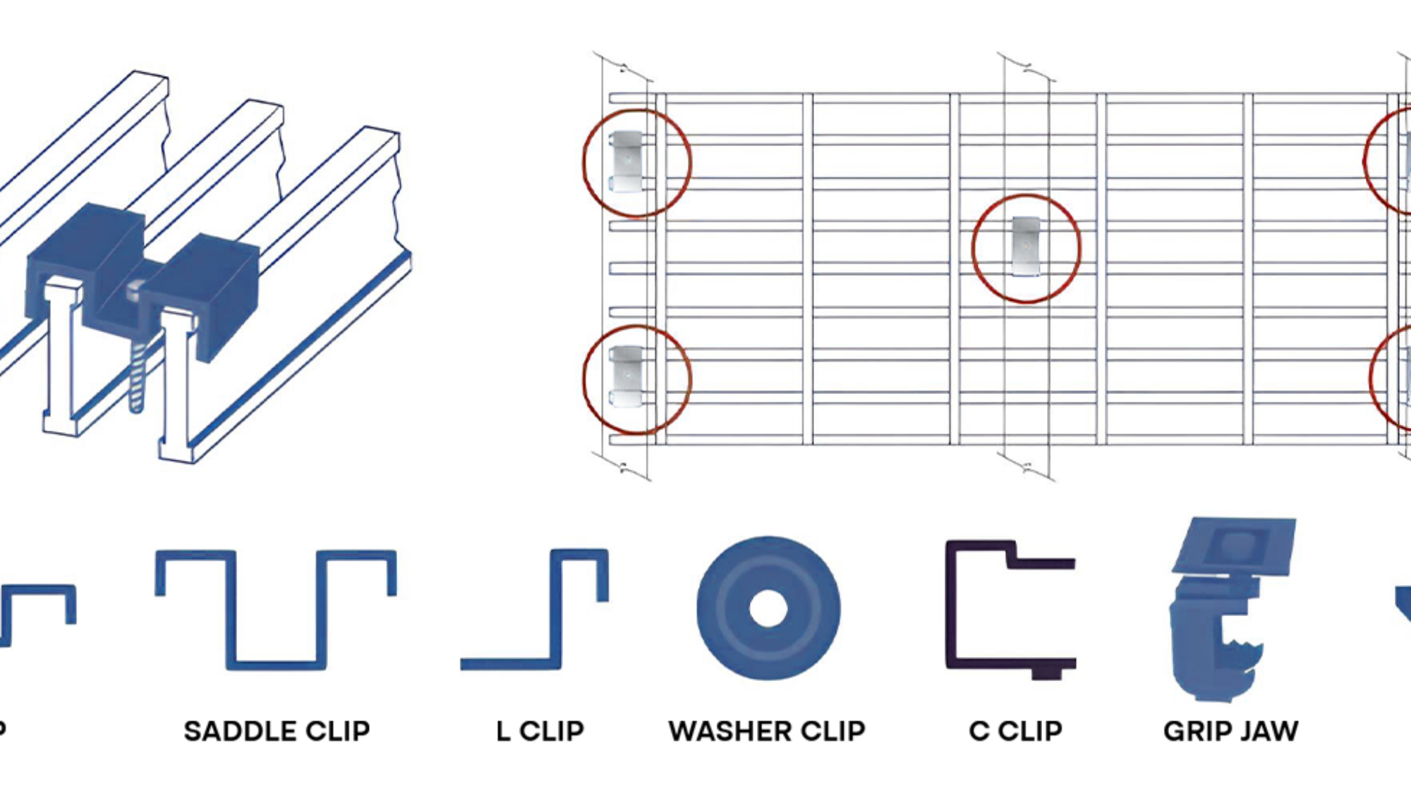 Grating-Clamps