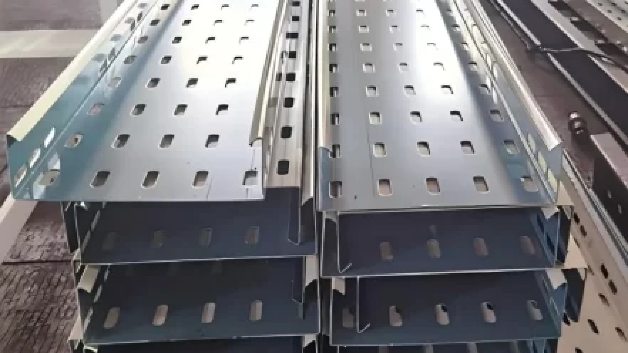 Perforated cable tray